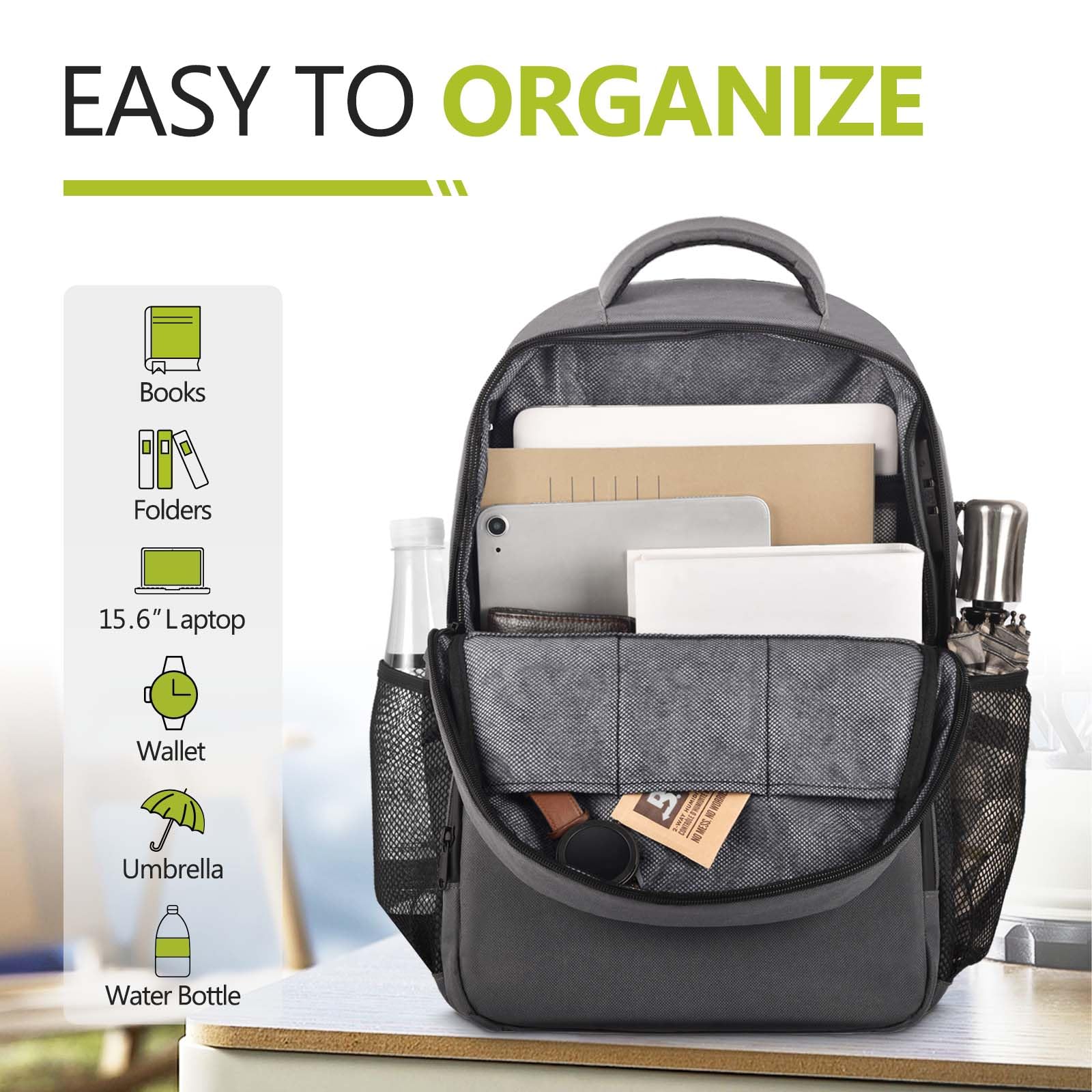 Secure Travel Backpack with Lock - Anti-Theft for Men & Women | Commute & Adventure