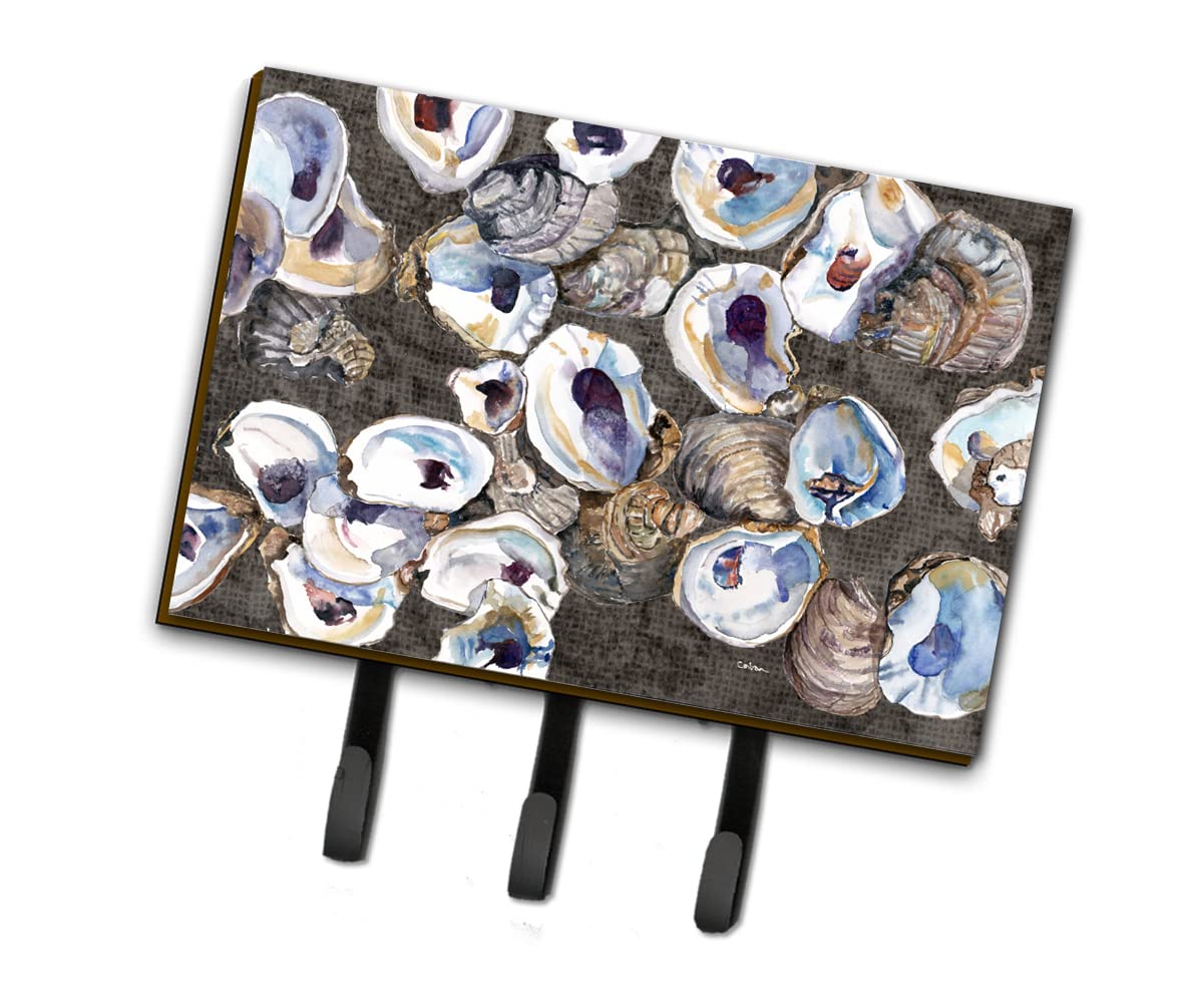 Caroline's Treasures 8789TH68 Decorative Oyster Wall Hook - Key Holder, Coat Rack & Leash Organizer for Entryway, Kitchen, Bathroom - Perfect for Hanging Keys, Towels, Aprons & Pet Accessories
