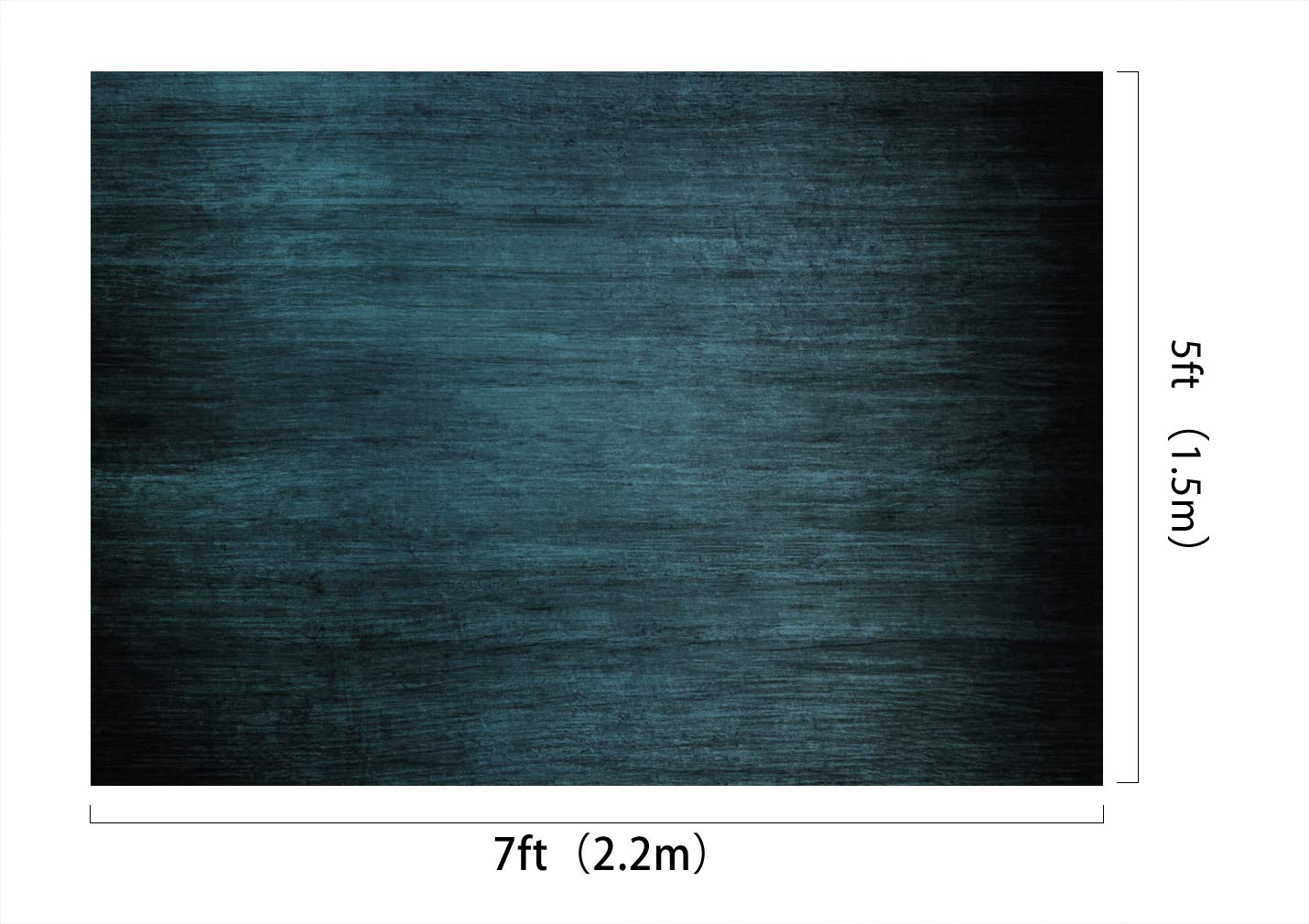 Kate 7ft x 5ft Wood Texture Photography Backdrop - Dark Blue Navy Studio Background for Portrait, Product & Newborn Photography | Perfect for Professional Photoshoots, E-commerce & Social Media Content