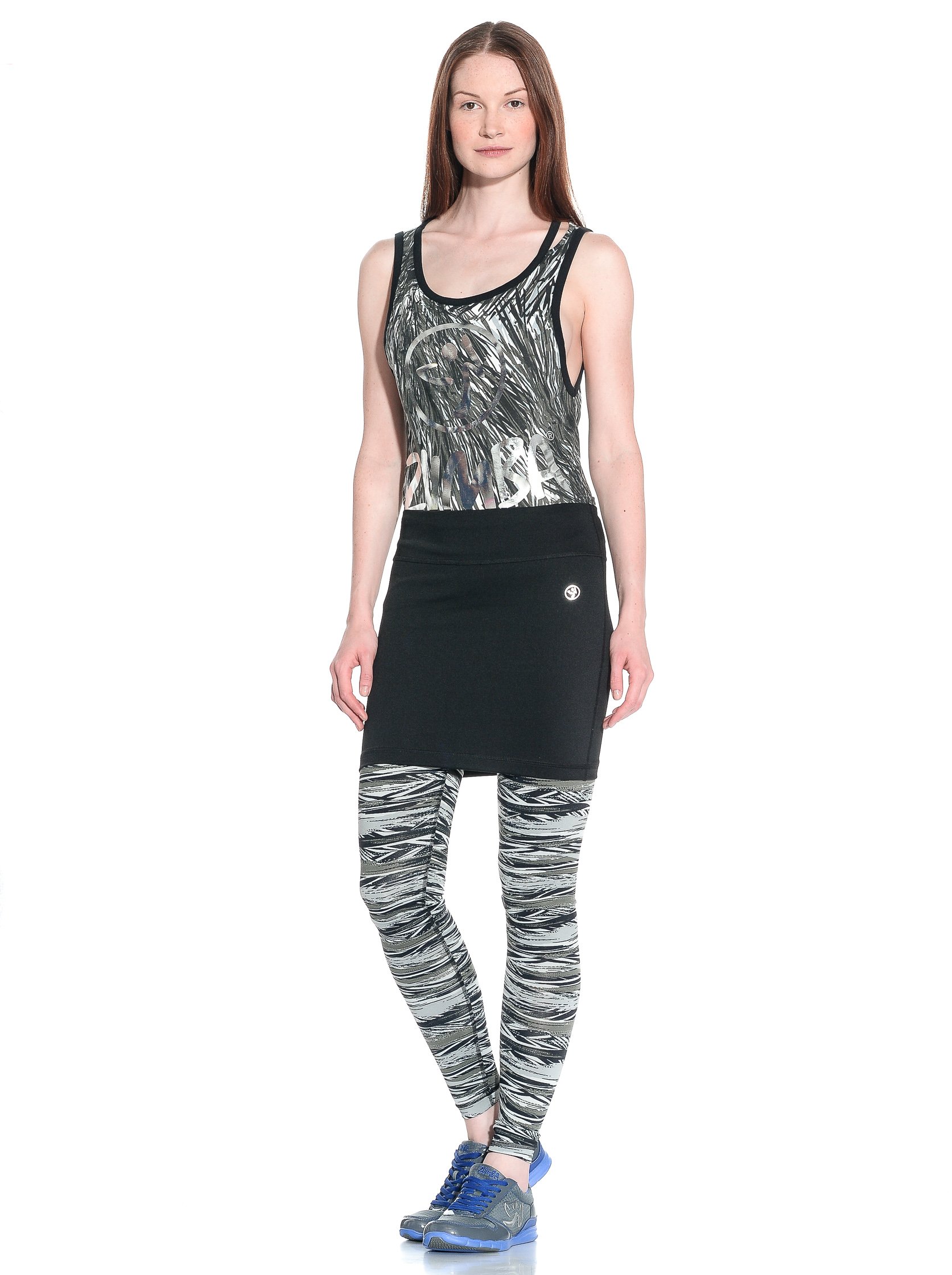 Zumba Women's Slim Workout Pants - High Waisted Yoga Leggings for Dance, Fitness & Gym - Comfortable & Stretchy for Yoga, Running & Active Wear