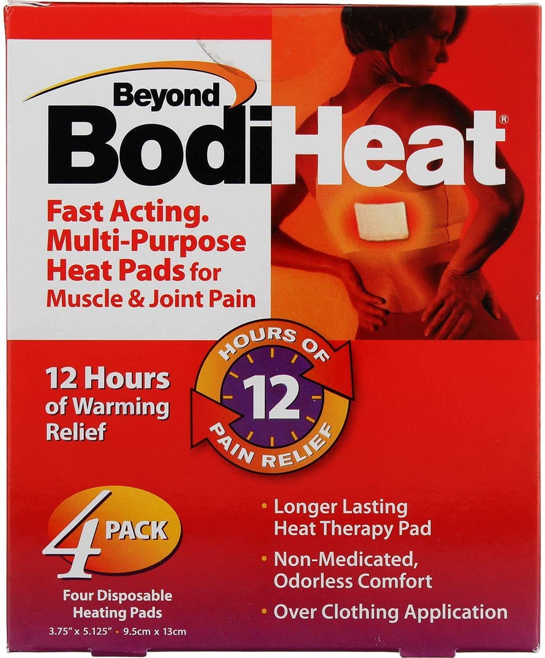 Beyond BodiHeat Original Heating Pads - Pack of 192 for Bulk Purchase | Perfect for Pain Relief, Muscle Relaxation & Cold Weather Comfort