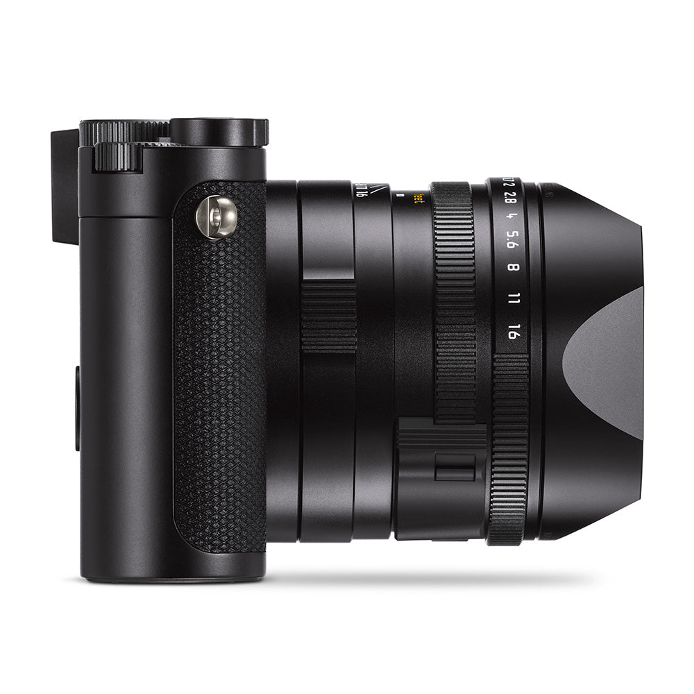 Leica Q2 Black Anodized Digital Camera - 47.3MP Full Frame, 28mm f/1.7 Lens, 4K Video - Perfect for Travel, Street & Portrait Photography