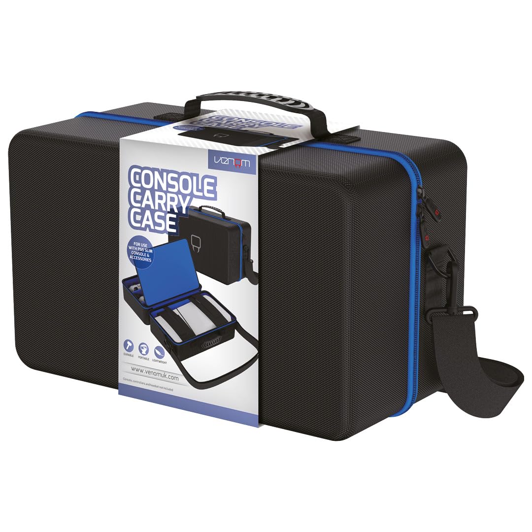 Venom PS5 Slim Console Carrying Case - Durable Travel Bag for PS5 Slim & PS5 - Perfect for Gaming On The Go, Travel & Storage Protection