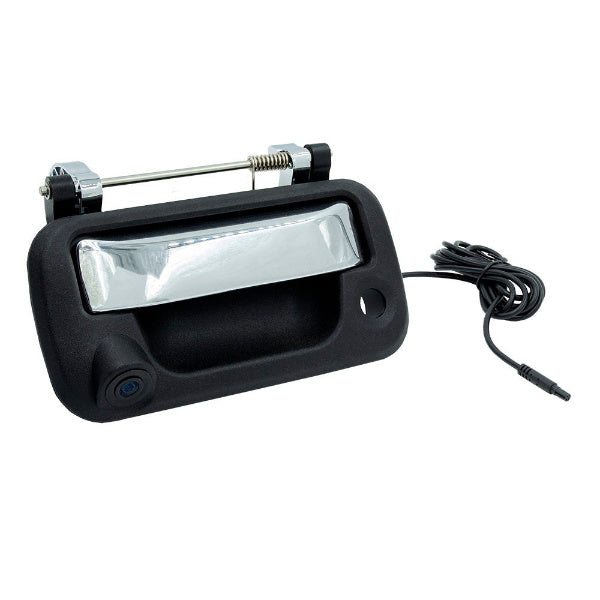 iBeam TE FCTGC Chrome Tailgate Handle Backup Camera for 2005-2016 Ford F-150 F-250 F-350 Trucks - Easy Installation, Waterproof Rear View Safety System for Towing & Parking Assistance