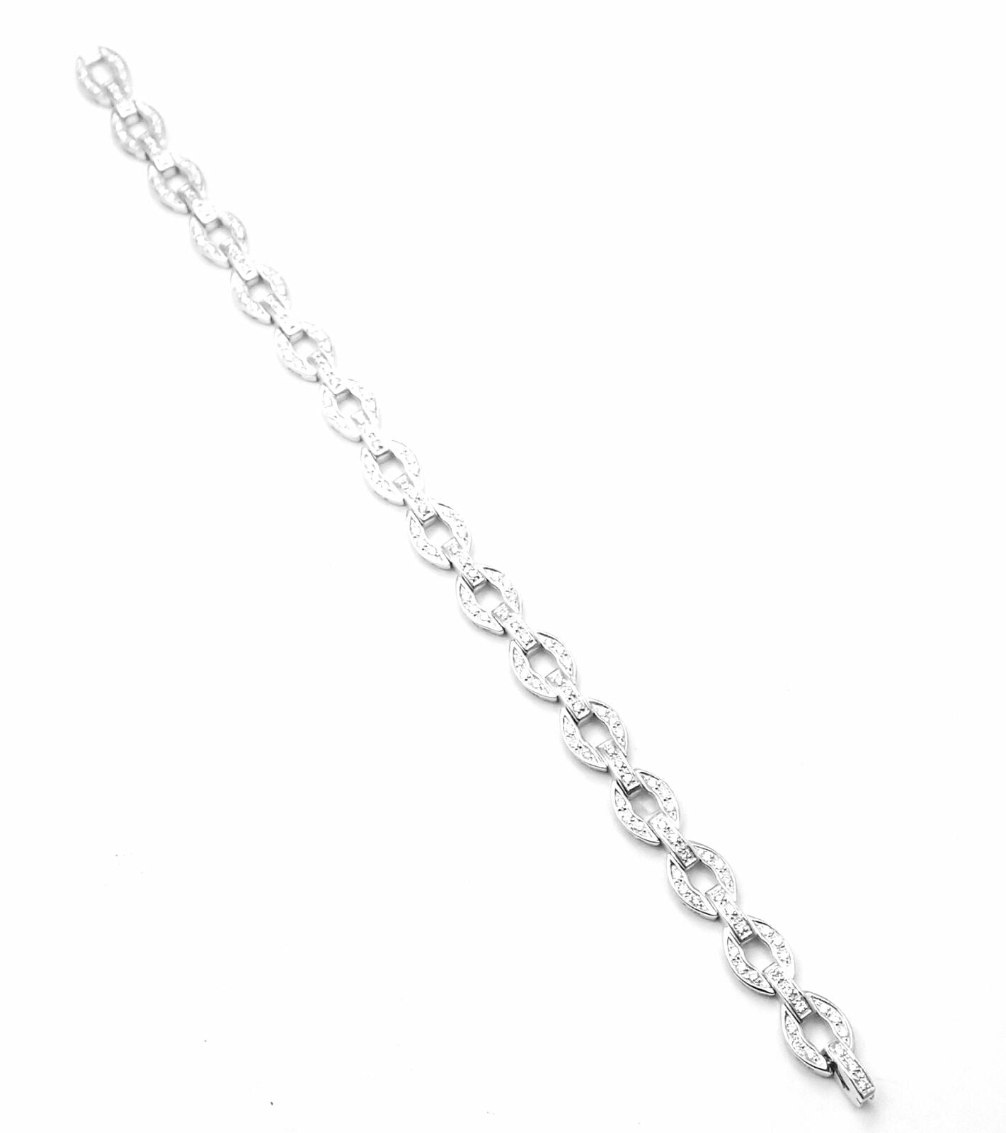 Authentic Damiani 18k White Gold Diamond Tennis Bracelet for Women - Elegant Jewelry Gift for Anniversary, Wedding & Special Occasions