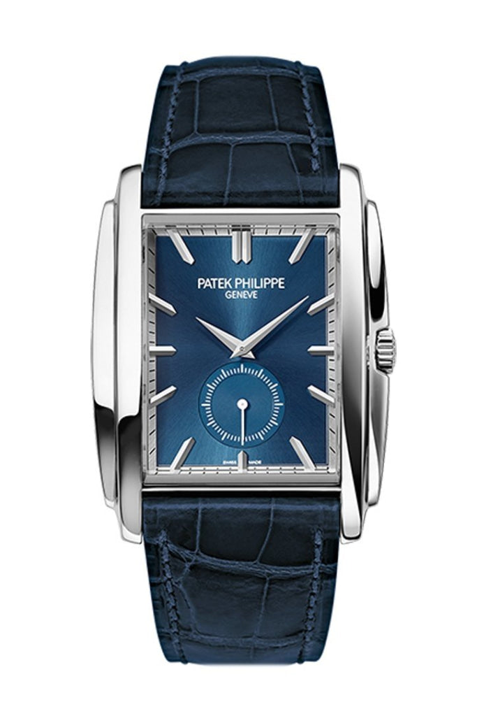 Patek Philippe Gondolo 5124G-011 Men's Watch - 43mm Blue Sunburst Dial, Luxury Swiss Timepiece for Business & Formal Events