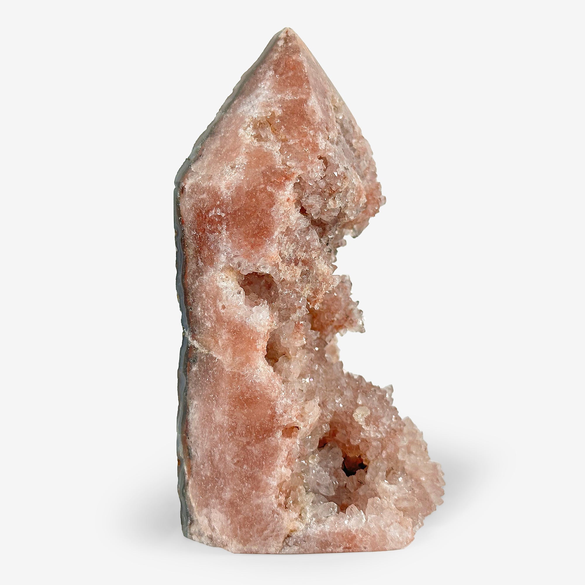 Natural Pink Amethyst Crystal Tower - Polished Healing Gemstone Obelisk for Meditation, Chakra Balancing & Spiritual Growth | Feng Shui Home Decor, Gift for Crystal Collectors | Perfect for Yoga Spaces, Altars & Energy Cleansing