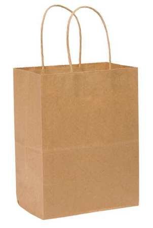 Eco-Friendly Brown Shopping Bags - 250 Pack Bulk Wholesale for Grocery, Retail & Events | Durable & Reusable Tempo Bags for Shopping, Storage & Organization