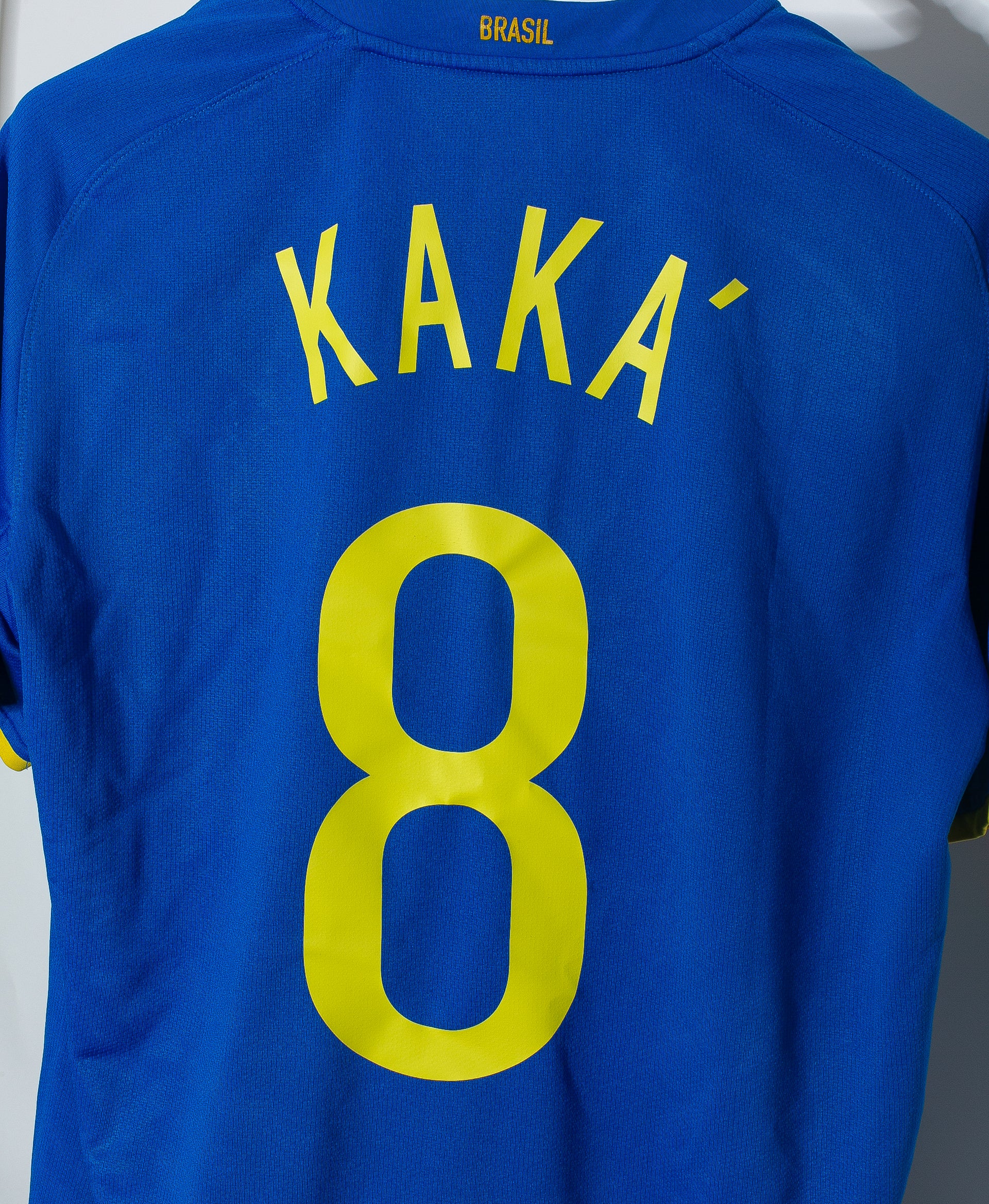 Authentic 2008 Brazil Away Soccer Jersey #8 Kaka (Large) - Perfect for Matchdays, Fan Events & Collectors