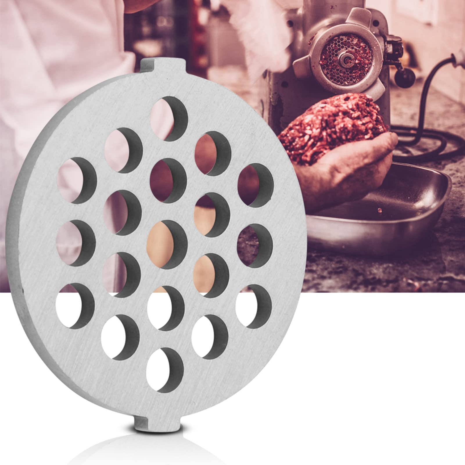 Stainless Steel Meat Grinder Plates - 5mm & 7mm Hole Discs for Food Grinder Accessories | Durable Kitchen Tool for Ground Beef, Sausage & Homemade Pet Food