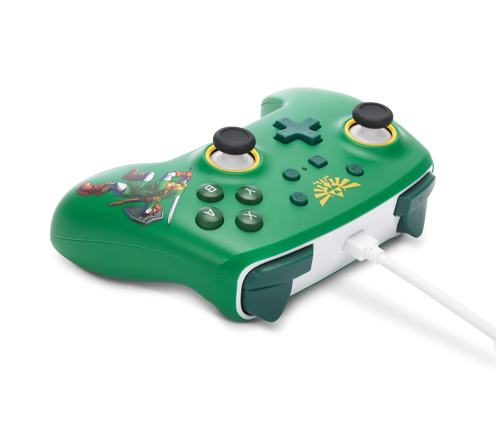 PowerA Wired Controller for Nintendo Switch - Hyrule Defender, Officially Licensed Gamepad with Ergonomic Design for Comfortable Gaming - Perfect for Zelda Fans and Long Gaming Sessions