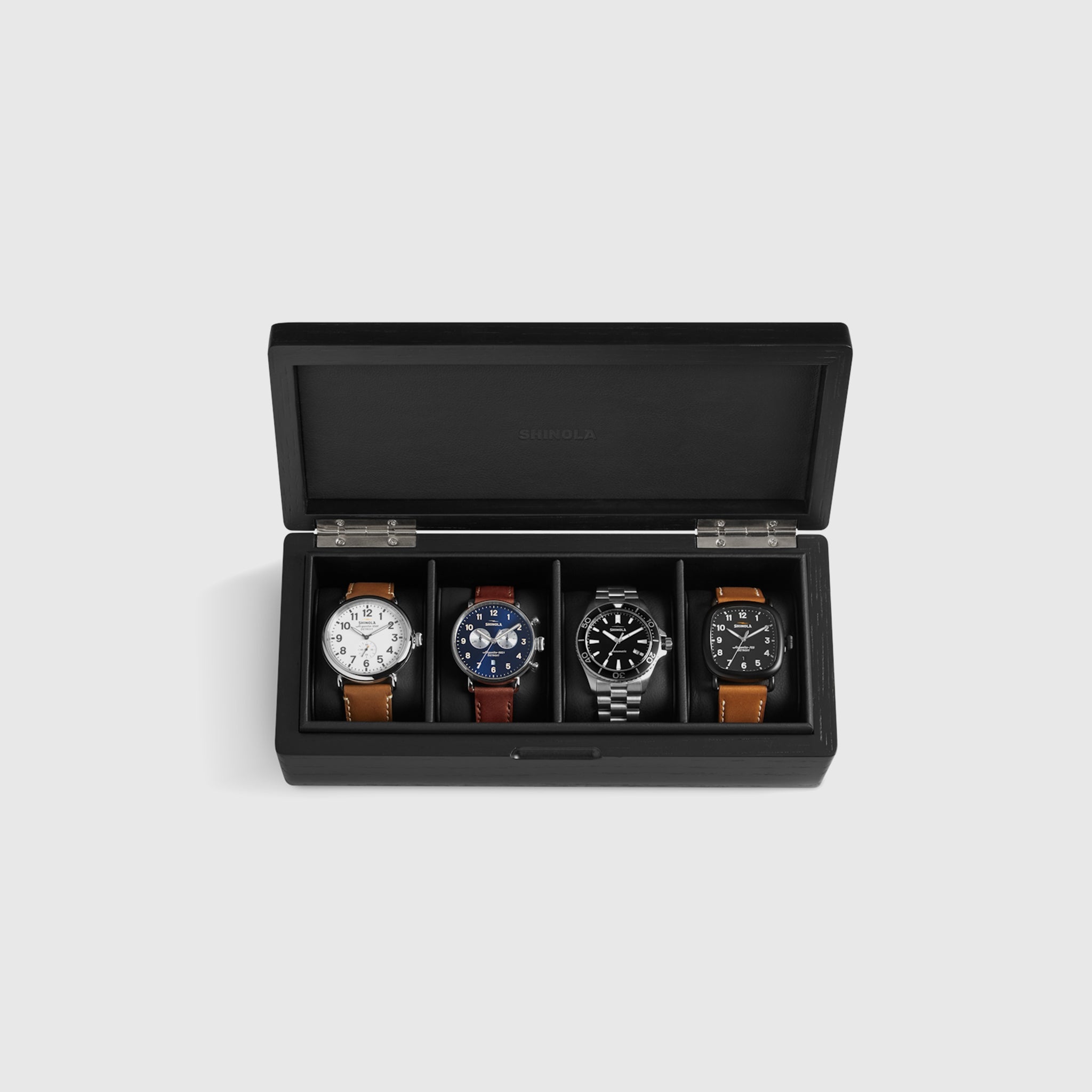 Premium Wooden Watch Collector's Display Case - Luxury Watch Storage Box with Glass Top & Velvet Lining - Perfect for Watch Enthusiasts & Gift Giving