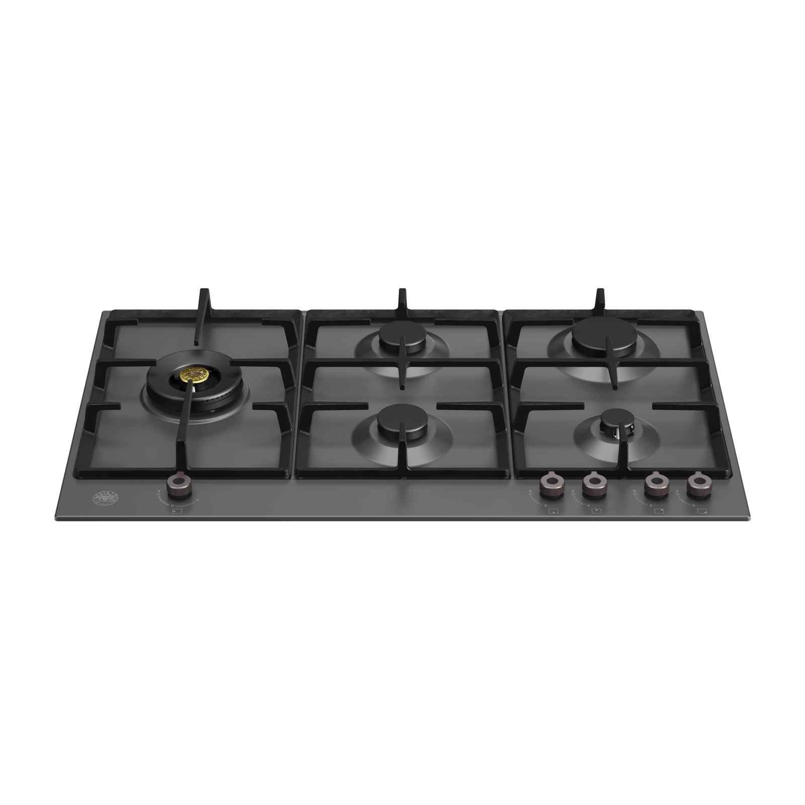 Bertazzoni K90TELXA 90cm Telescopic Range Hood | P905LPRONE 90cm Built-In Gas Cooktop | F605MODEKXS 60cm Built-In Oven - Premium Kitchen Appliance Bundle for Modern Homes