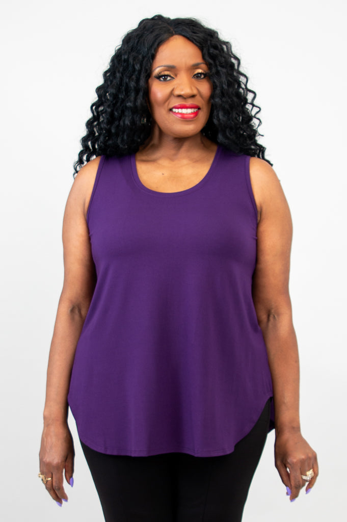 Royal Bamboo Jazz Tank Top - Women's Soft & Breathable Sleeveless Shirt for Yoga, Summer & Casual Wear
