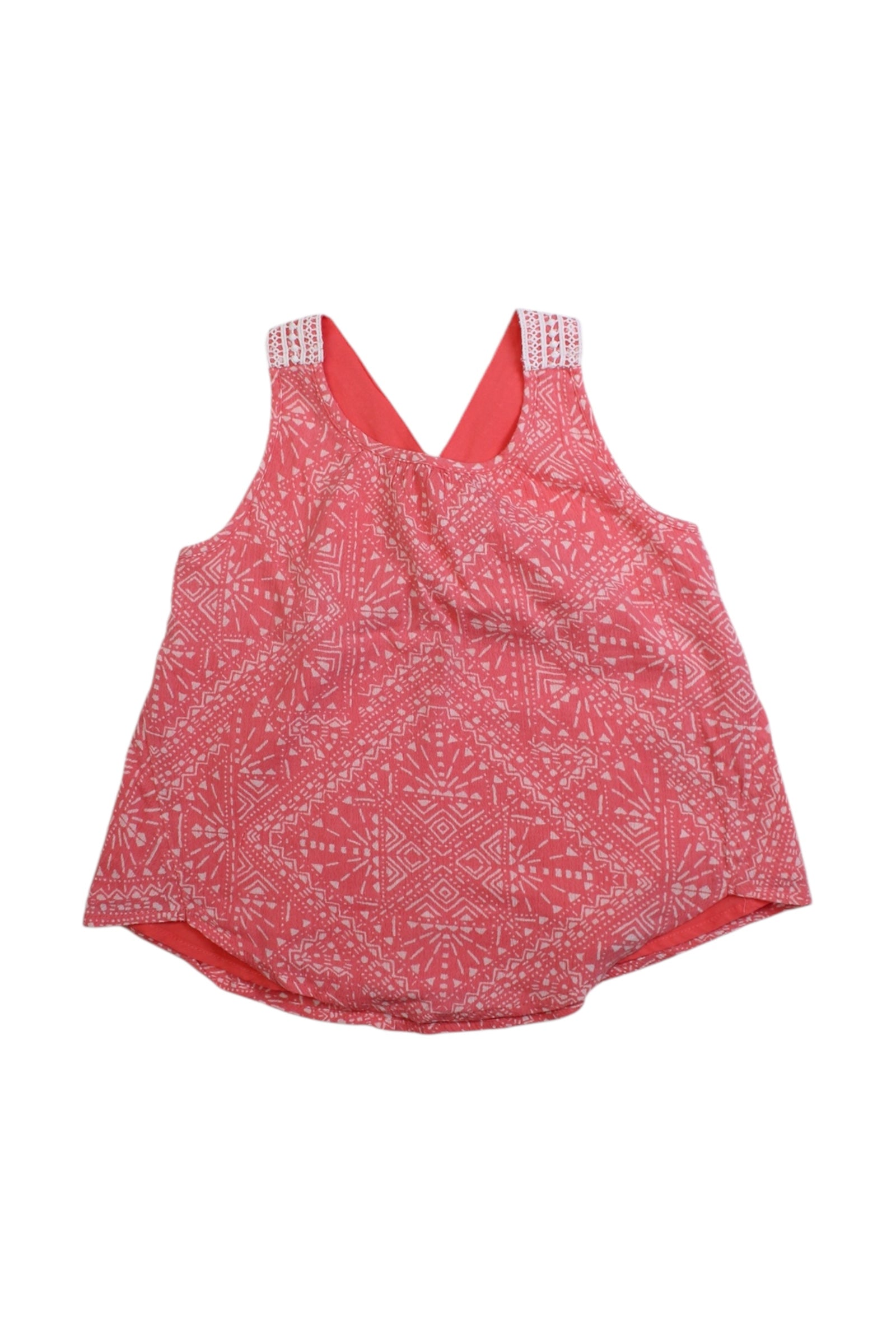 Abercrombie & Fitch Girls' Sleeveless T-Shirt for Toddlers 5T & 6T - Soft Cotton Summer Top for Playdates & Outdoor Activities