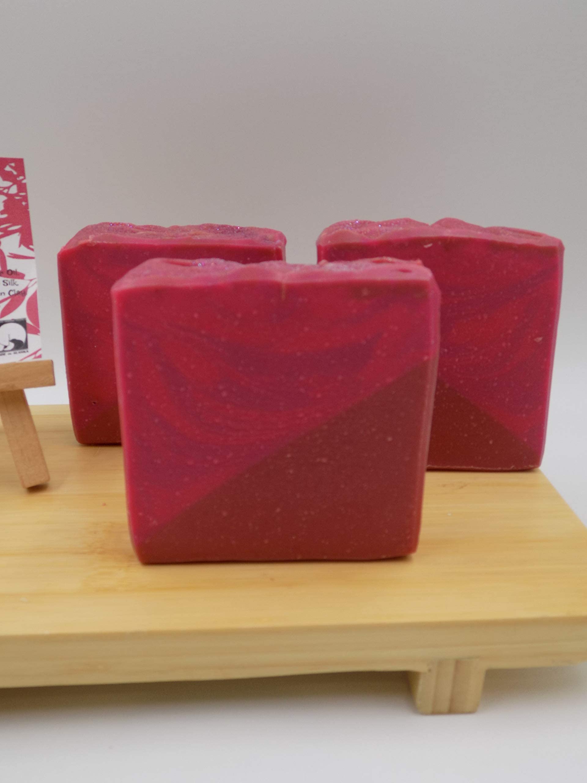 Forever Red Bar Soap - Handmade Natural Soap with Shea Butter & Essential Oils | Moisturizing & Gentle Cleansing for Face & Body | Perfect for Sensitive Skin & Daily Skincare Routine