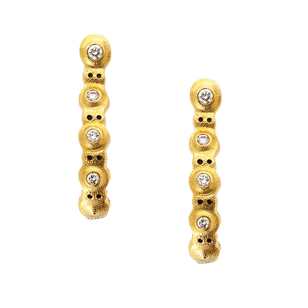 Alex Sepkus Lilly Pad Earrings - 14K Gold Plated Dangle Earrings for Women, Elegant Floral Jewelry Gift for Her | Perfect for Weddings, Parties & Special Occasions