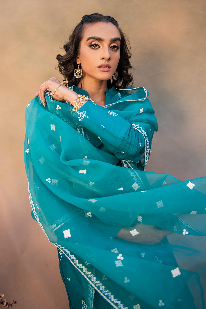 Chunri Suit 2PC Set - Stylish Indian Ethnic Wear with Shirt & Dupatta for Women | Perfect for Festivals, Weddings & Cultural Events