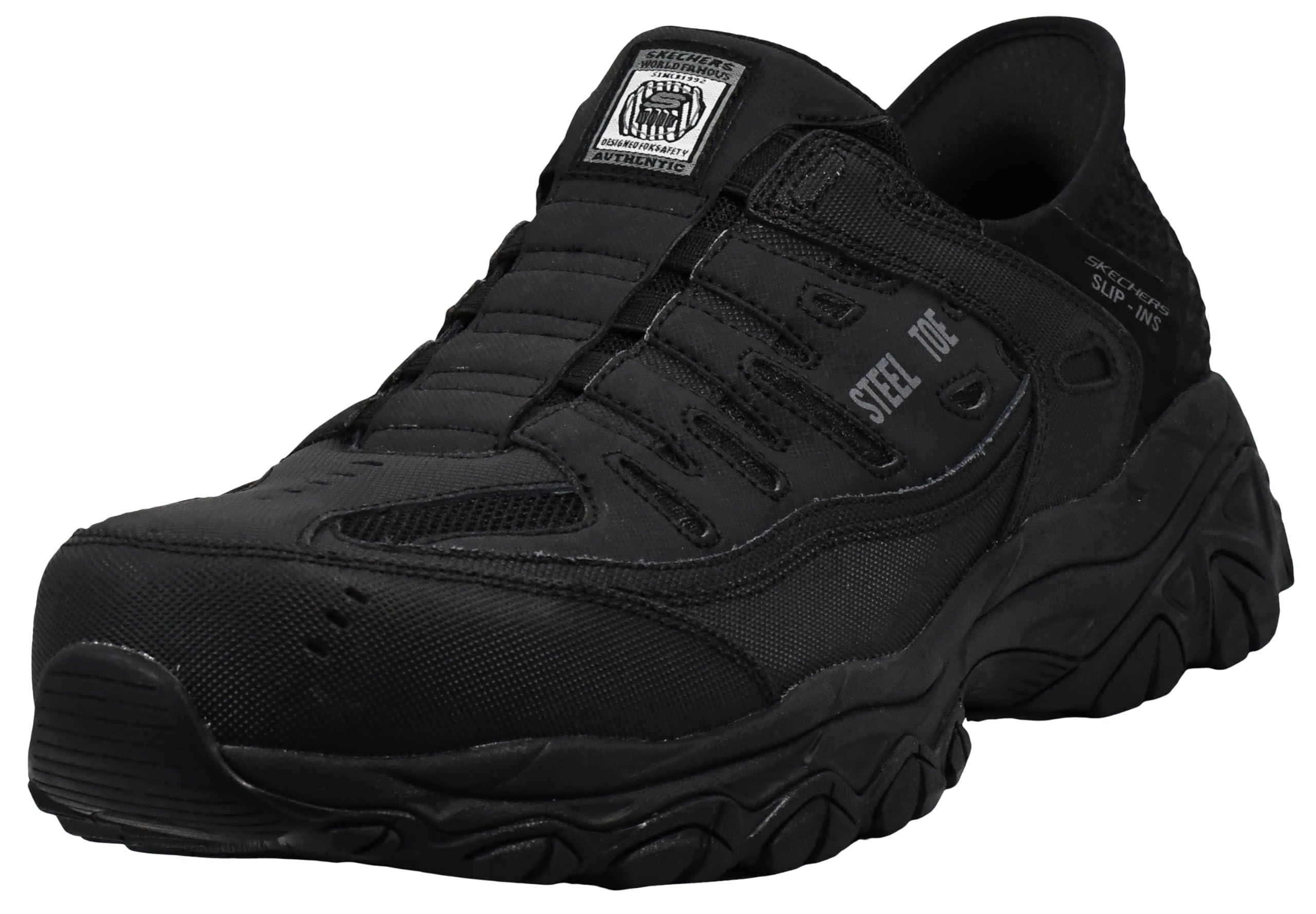 Skechers Men's Hands Free Slip-On Sneakers - Comfortable Lightweight Walking Shoes for Work, Travel & Everyday Wear