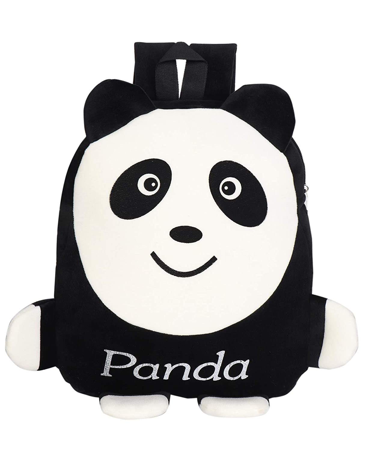 Blue Tree Kids School Backpack Set - Soft Plush Cartoon Backpack & Mini Travel Bag for Boys & Girls (Elephant & Panda Design) - Perfect for School, Daycare & Family Trips