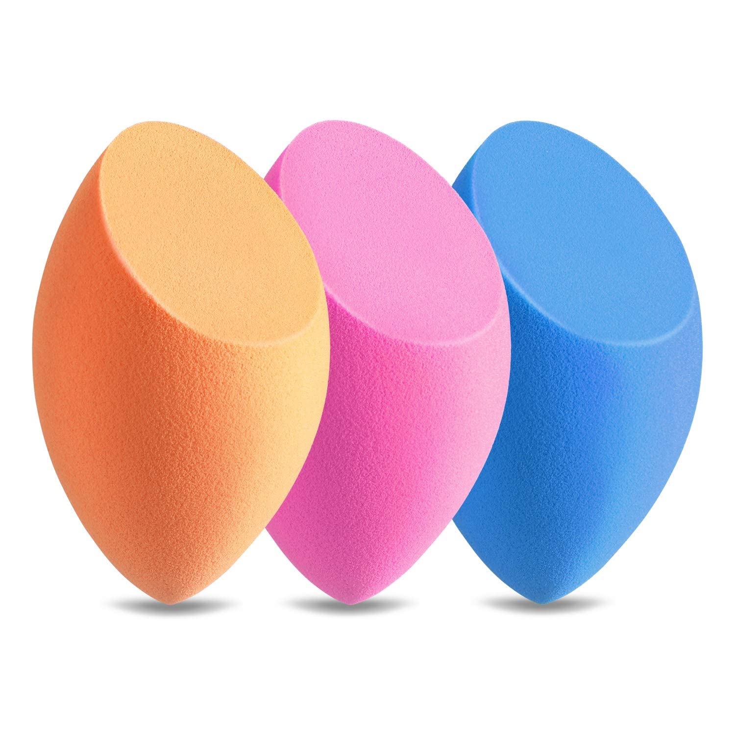 Gonegal Makeup Sponges - 3 Pack Professional Beauty Blender Sponge for Foundation, Concealer & Powder - Dry & Wet Use - Perfect for Everyday Makeup, Contouring & Airbrush Finish