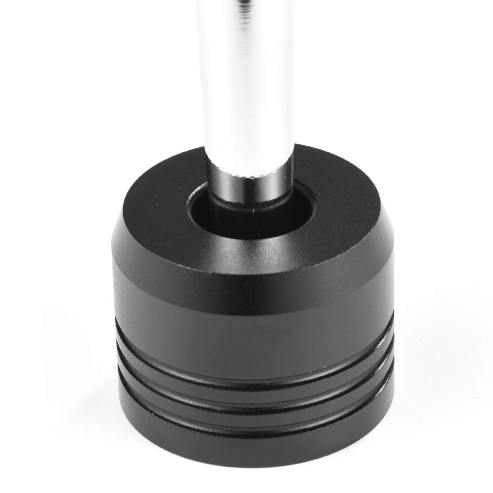 Premium Metal Shaving Razor & Brush Stand - Black | Durable Men's Grooming Organizer for Safety Razor & Shaving Brush | Perfect for Bathroom Countertop, Vanity & Travel Shaving Kits