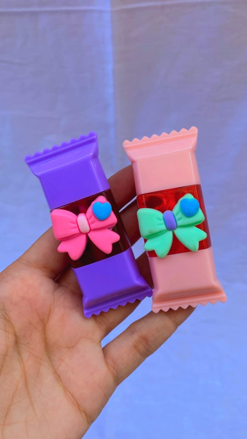 Kawaii Candy Lip & Cheek Tint - Natural Blush & Lip Stain for a Flawless Look (Random Color) | Perfect for Everyday Makeup, Date Night & Selfies