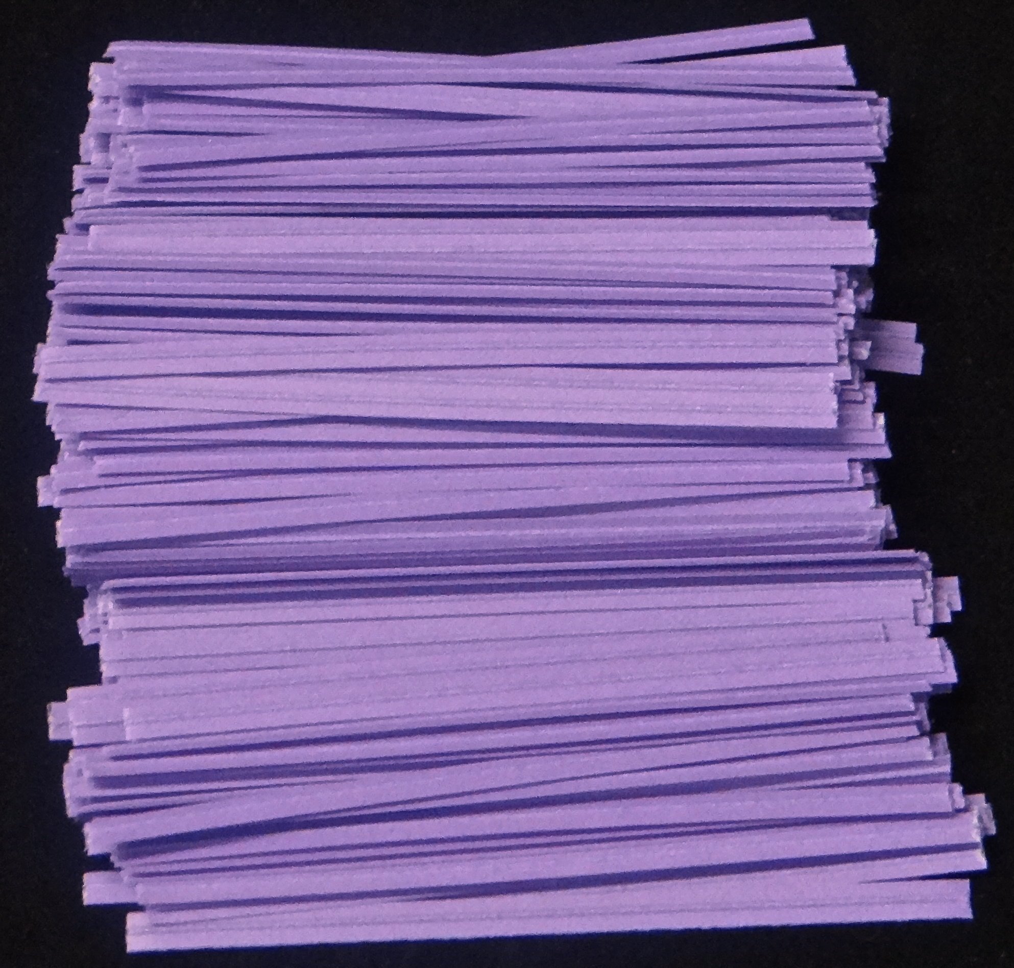 Lavender Paper Twist Ties 2000 Count - 3.5 Inch Floral Gift Wrapping, Candy Making, and Bakery Supplies - Perfect for DIY Crafts, Party Decorations, and Homemade Treats