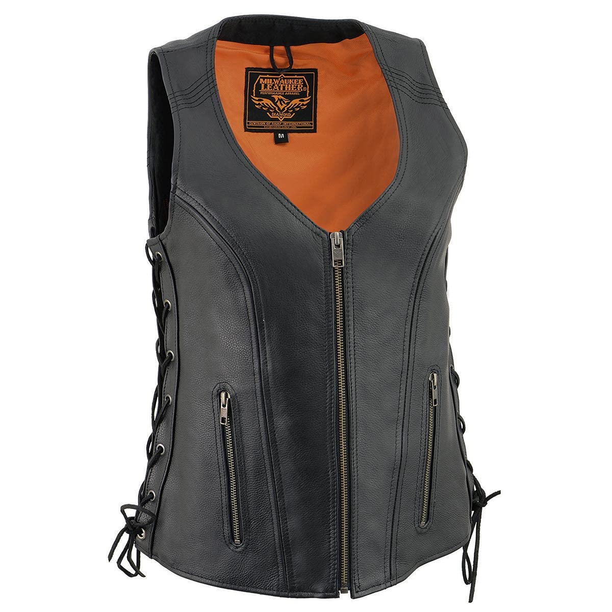 Milwaukee Women's Side Lace Vest with Stitch Detailing - Stylish Casual Wear for Everyday Outfits & Layering