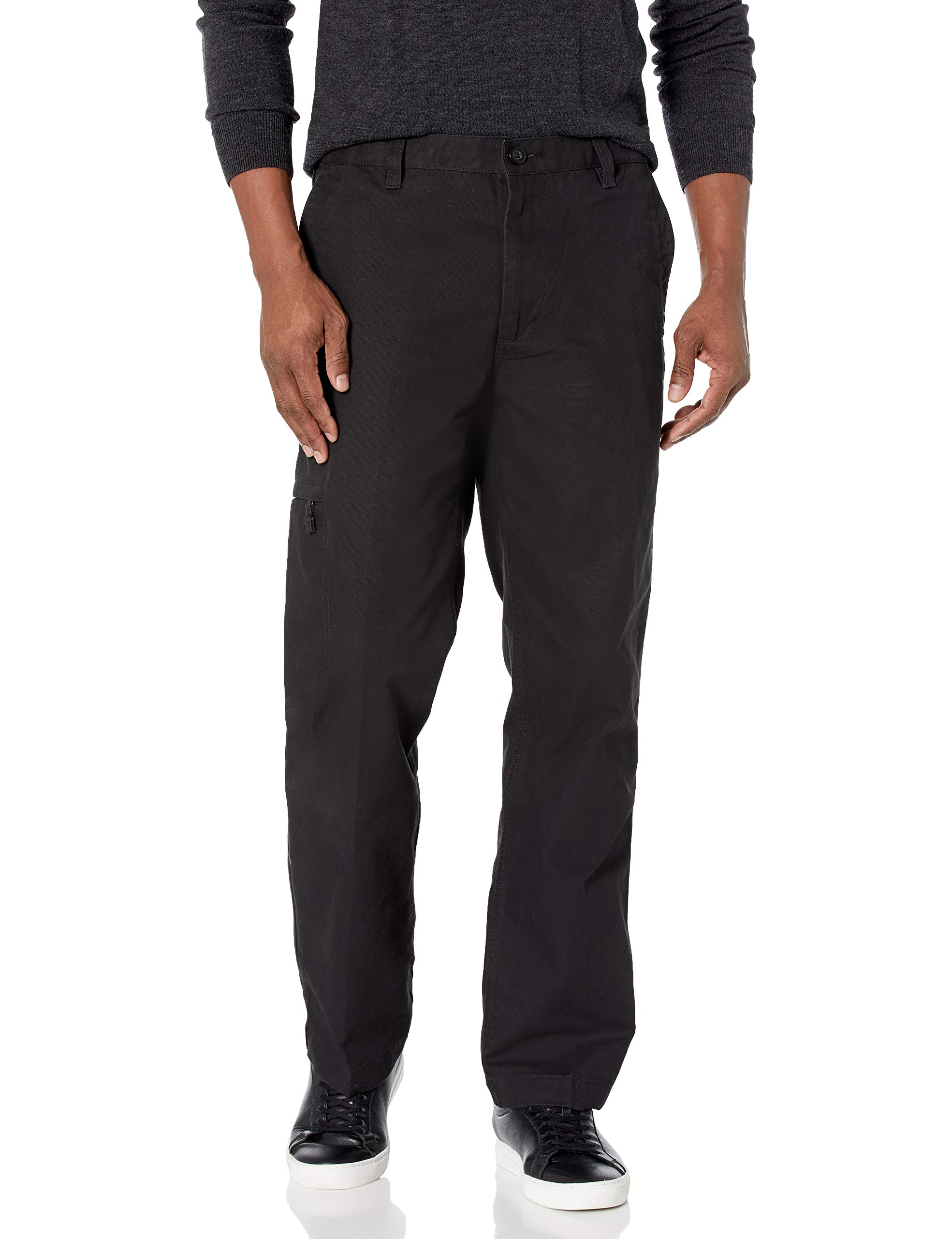 Dockers Men's Classic Fit Comfort Cargo Pants - Relaxed Fit Stretch Khaki Pants for Work & Casual Wear | Durable & Comfortable for Office, Travel & Outdoor Activities