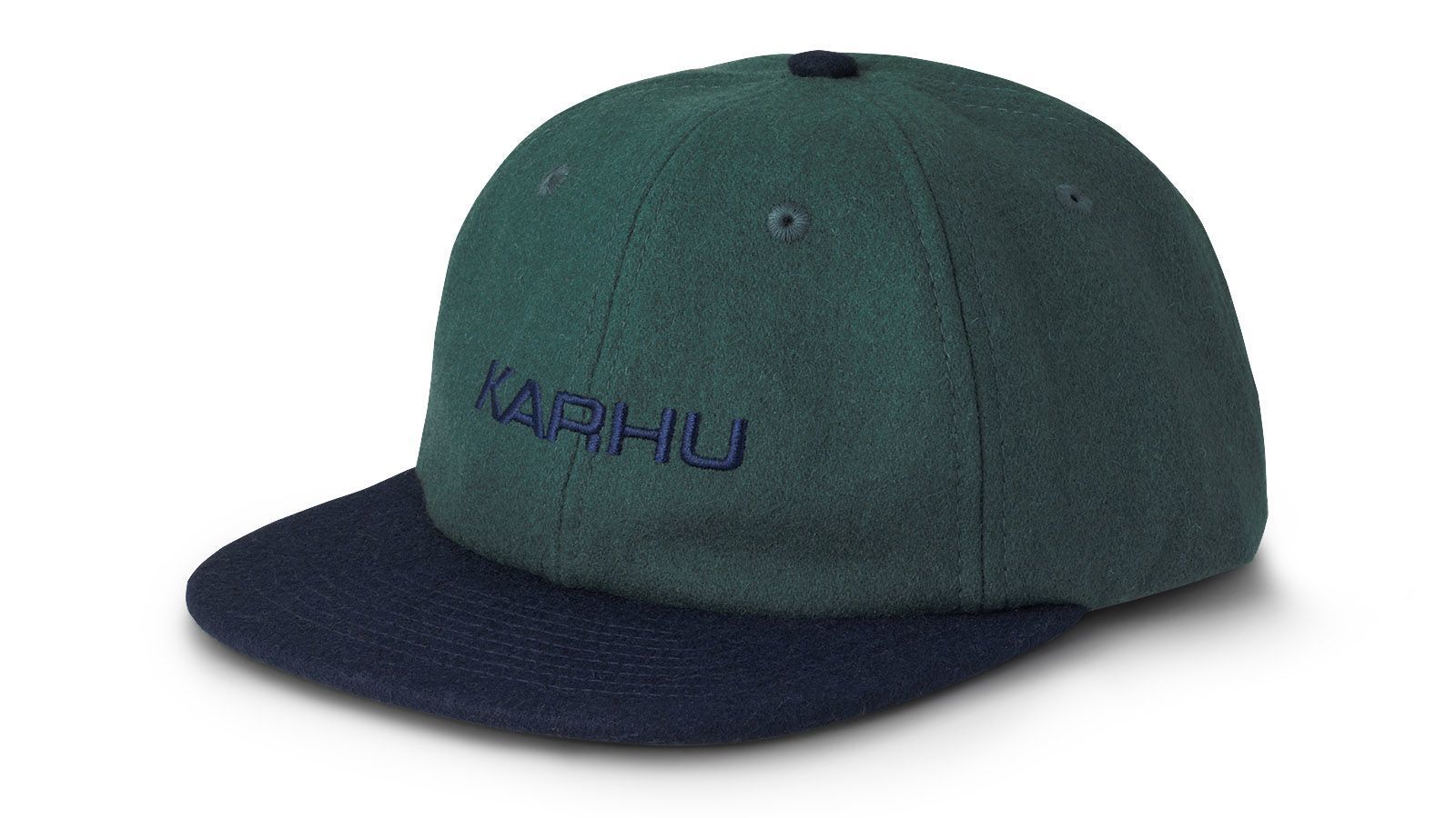 KARHU Logo Cap - Dark Forest/Navy - Stylish Unisex Baseball Hat for Running, Hiking & Outdoor Activities