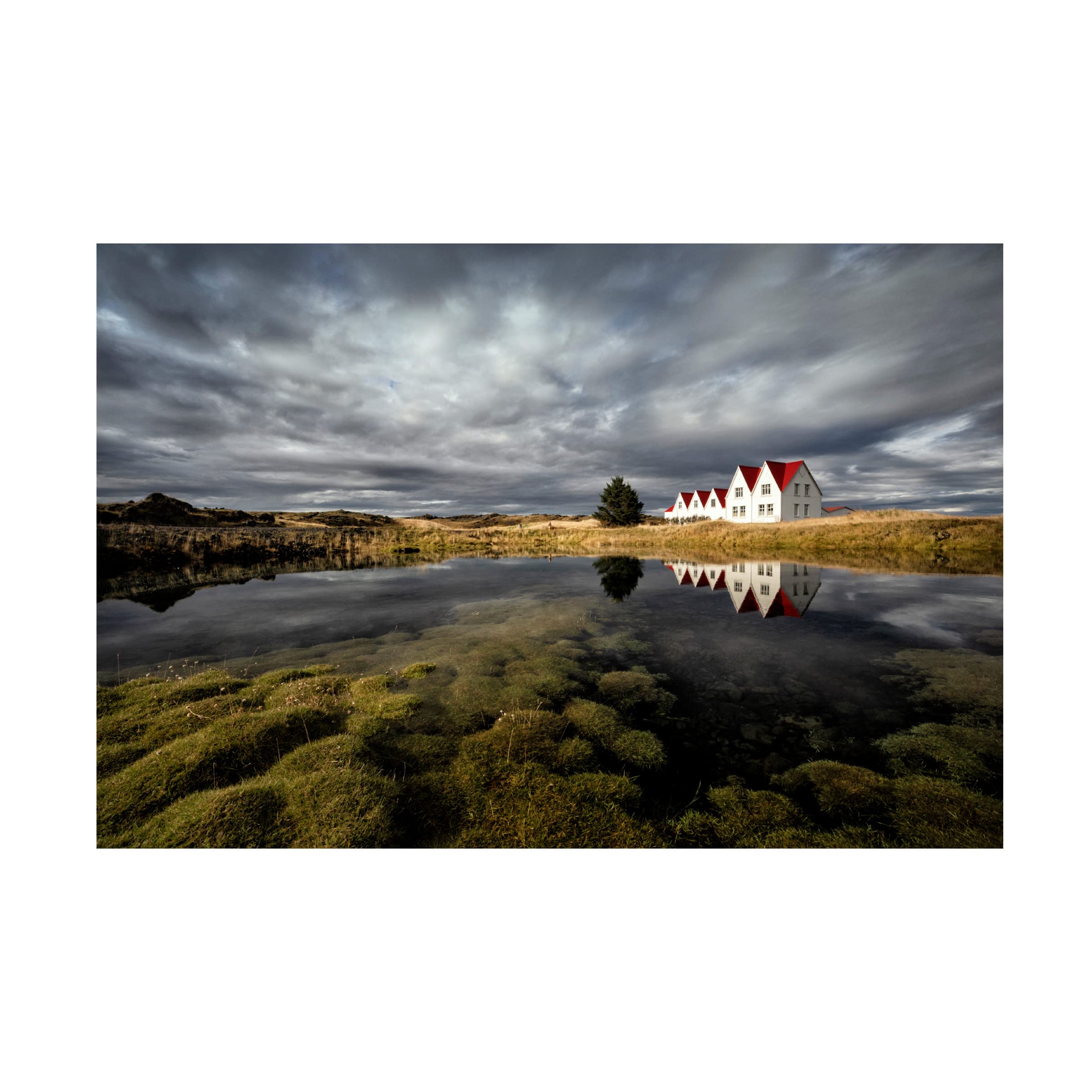 Trademark Fine Art 'Points' Canvas Art by Torsteinn H Ingibergsson - Abstract Wall Decor for Living Room, Bedroom & Office - Modern Home & Office Painting