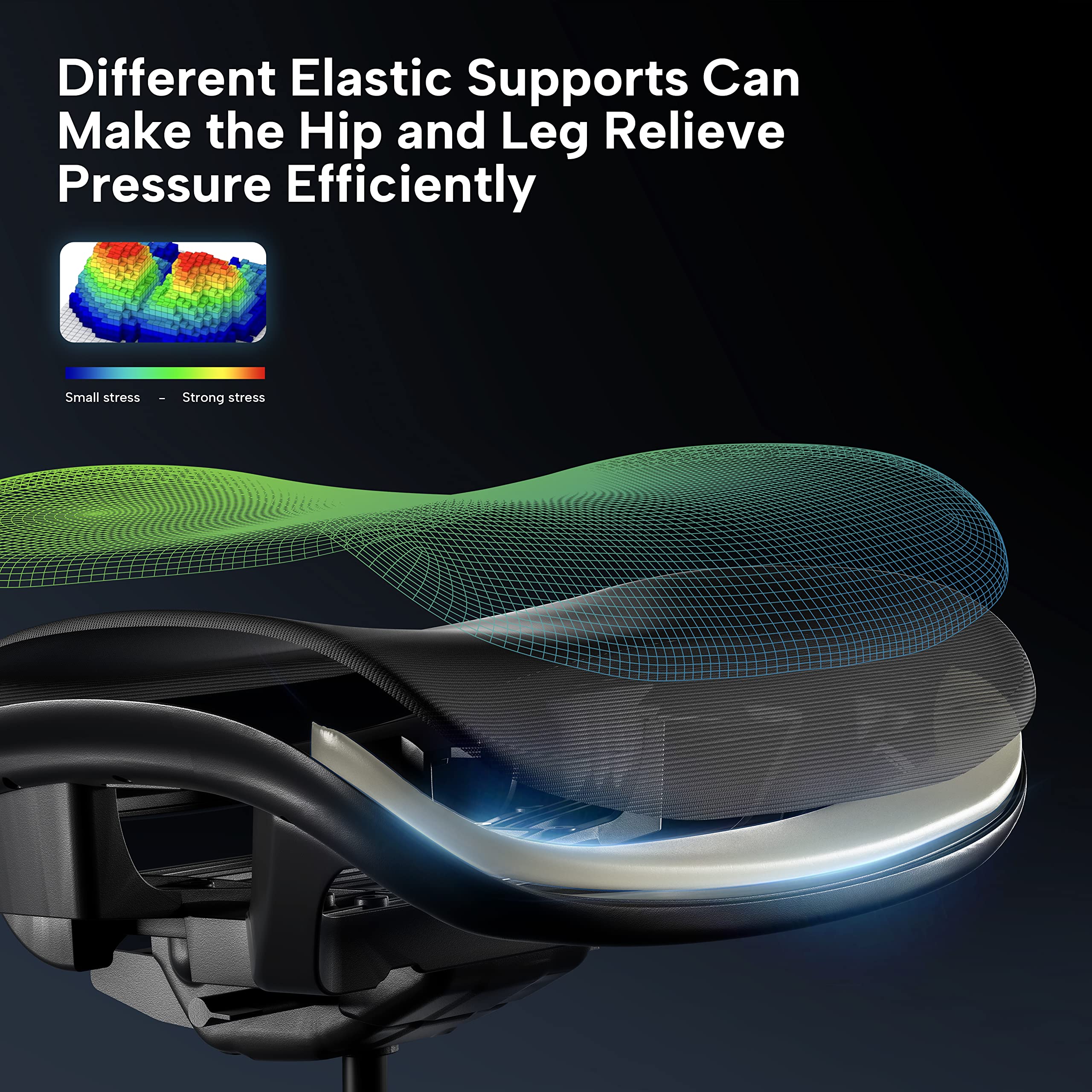 EUREKA ERGONOMIC Typhon Gaming Chair - Ergonomic Office Chair with Lumbar Support & 4D Adjustable Armrests, Breathable Mesh High Back Computer Chair with Seat Depth Adjustment (Black/Red) - Perfect for Gaming, Home Office & Long Work Sessions
