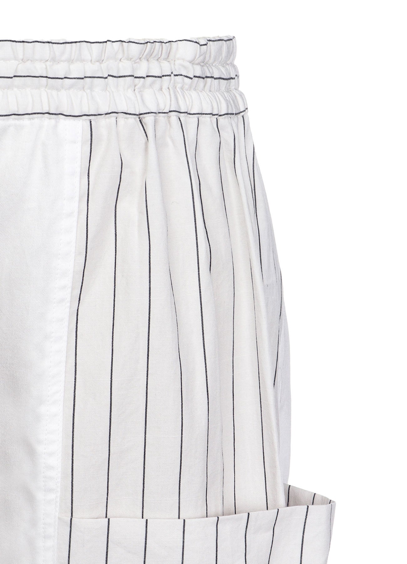 Cotton Satin Stripe Switching Pants for Women - Comfortable Lounge Pants for Yoga, Sleep & Relaxation (Medium)