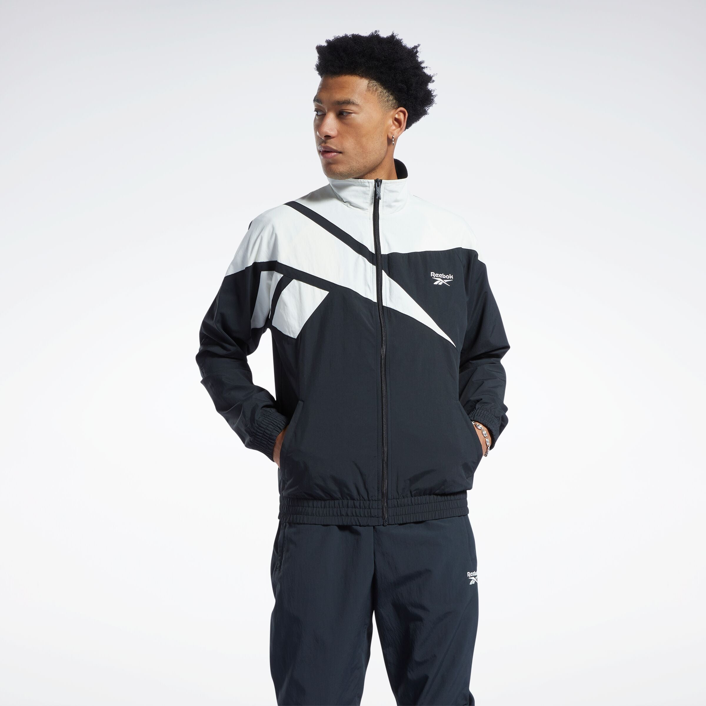 Classic Vector Track Jacket - Night Black | Vintage-Inspired Athletic Jacket for Men & Women | Perfect for Running, Gym & Streetwear Fashion