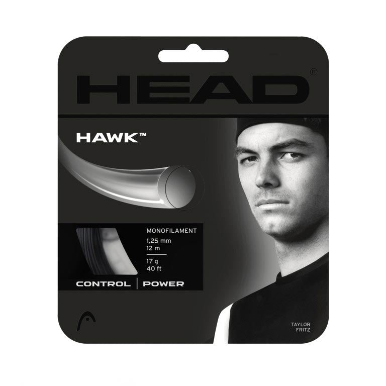 Premium Head Hawk Badminton String - High Performance, Durability & Control for Competitive Play - Perfect for Tournaments & Training Sessions