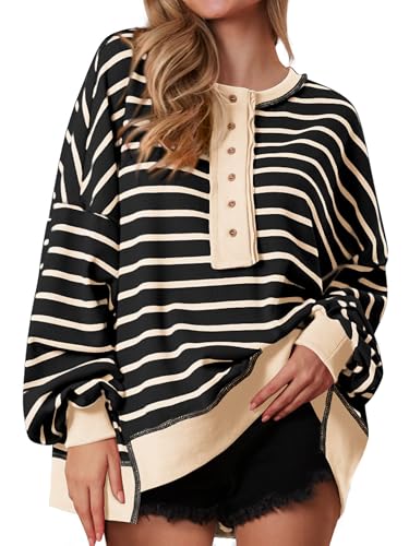 Striped Black Beige