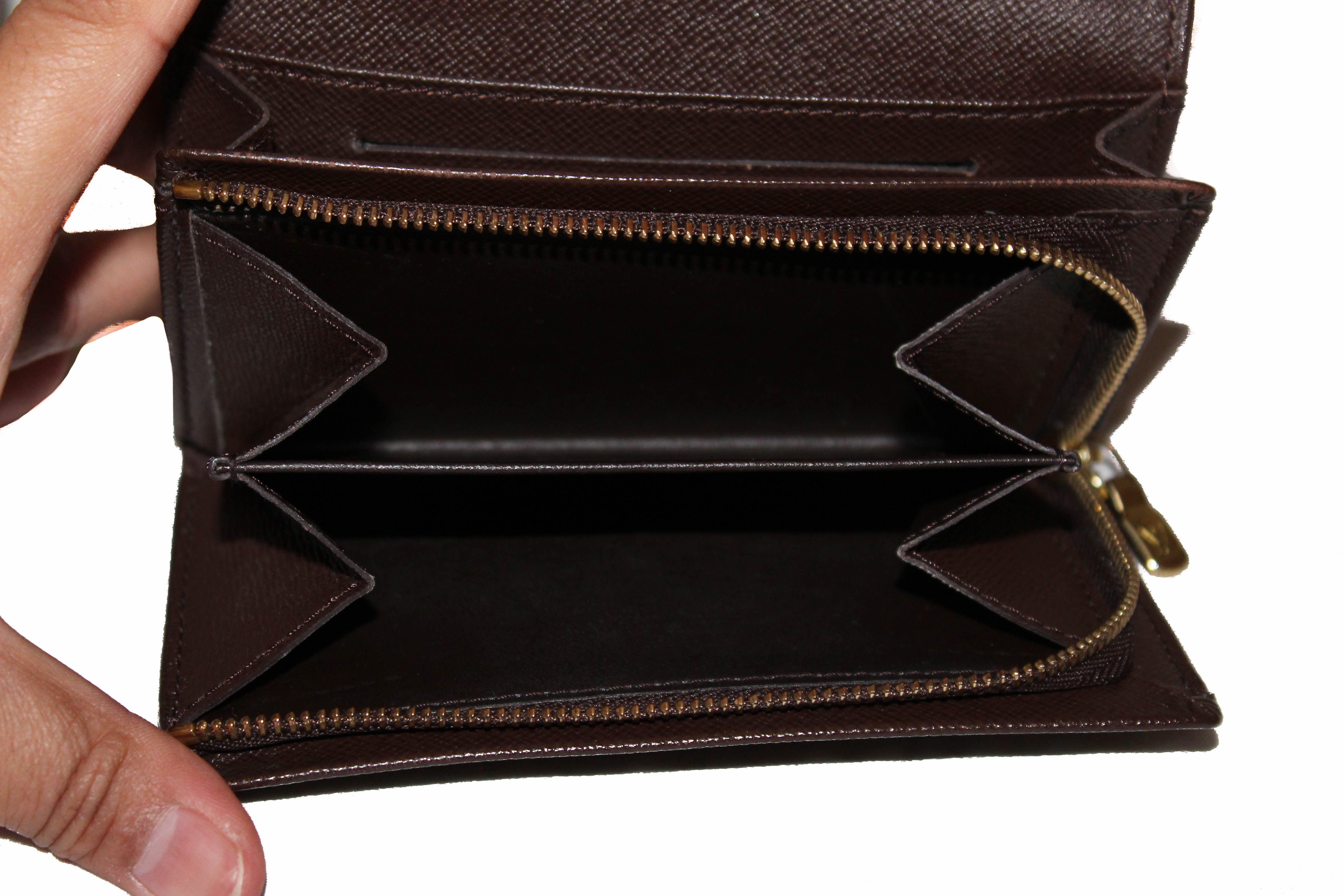 Authentic Louis Vuitton Damier Ebene Tressor Wallet for Men - Genuine Leather Bifold Wallet with RFID Protection - Perfect for Business, Travel & Everyday Use