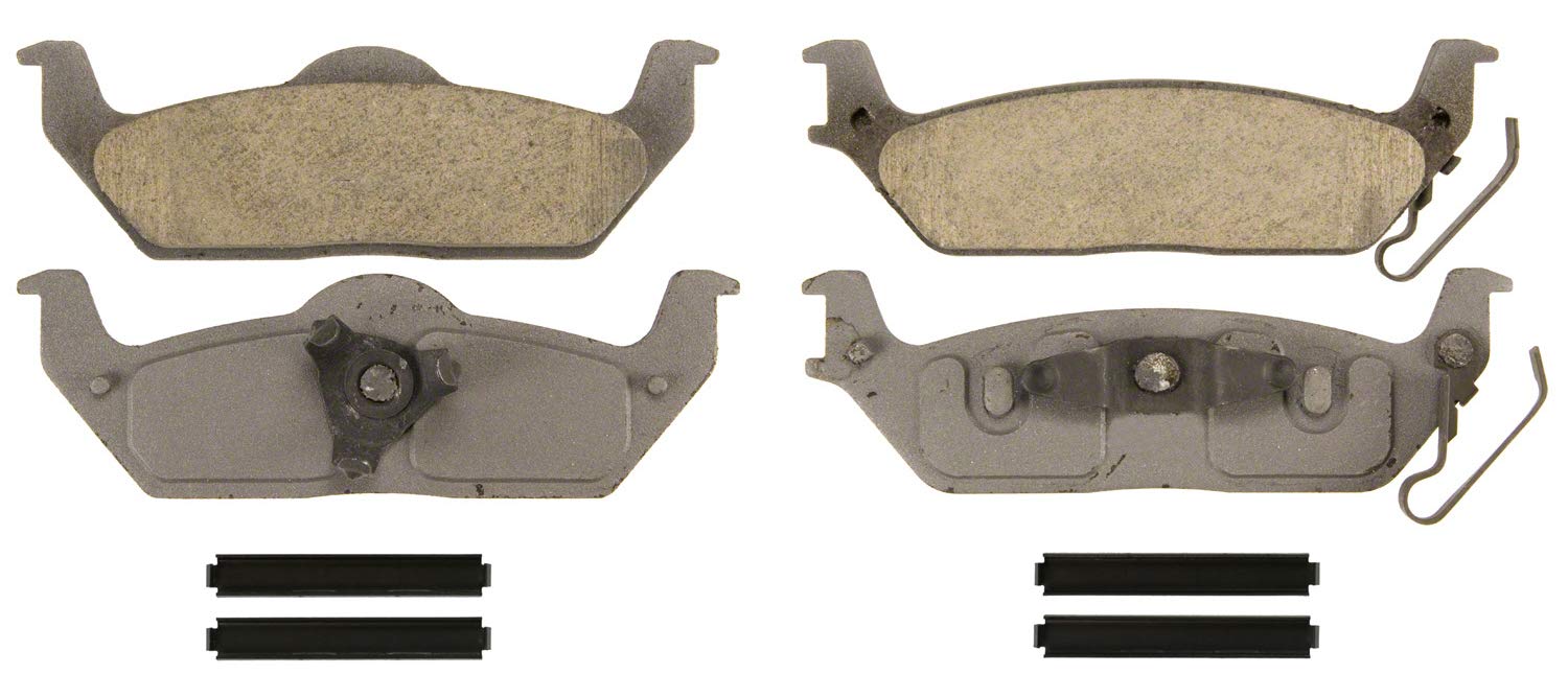 Wagner ThermoQuiet QC1012 Ceramic Disc Brake Pads Set - Premium Braking Performance for Cars, Trucks & SUVs | Quiet Operation & Long-Lasting Durability | Perfect for Daily Commuting, Highway Driving & Heavy Loads