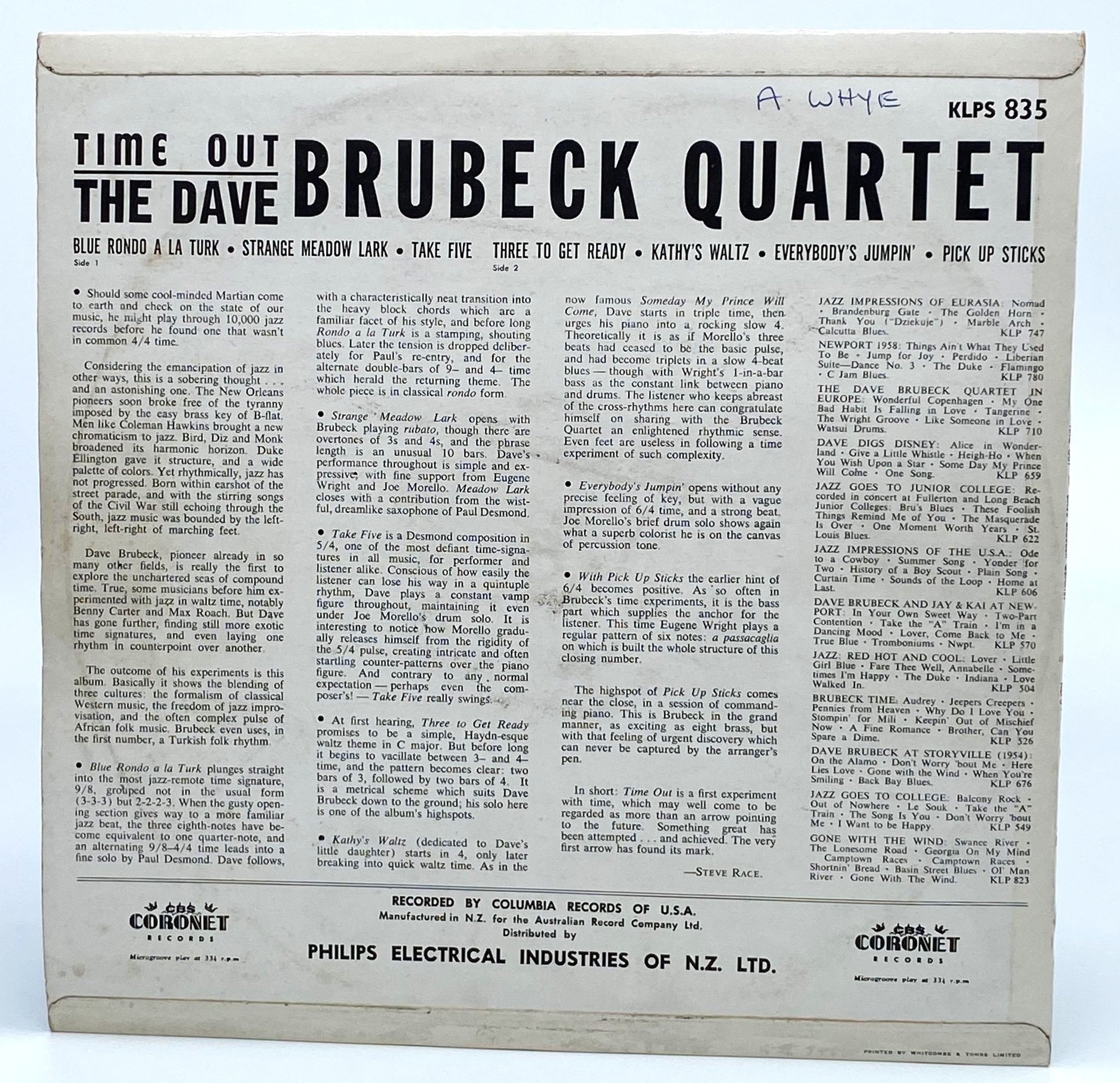 The Dave Brubeck Quartet - Classic Jazz Music Album | Perfect for Relaxation, Dinner Parties & Coffee Shops