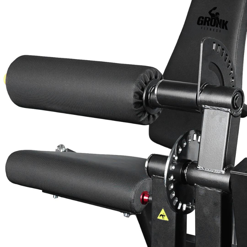 Gronk Fitness Leg Extension and Curl Machine - Home Gym Leg Workout Equipment for Strength Training and Muscle Building | Perfect for Home Gym, Personal Training, and Fitness Enthusiasts