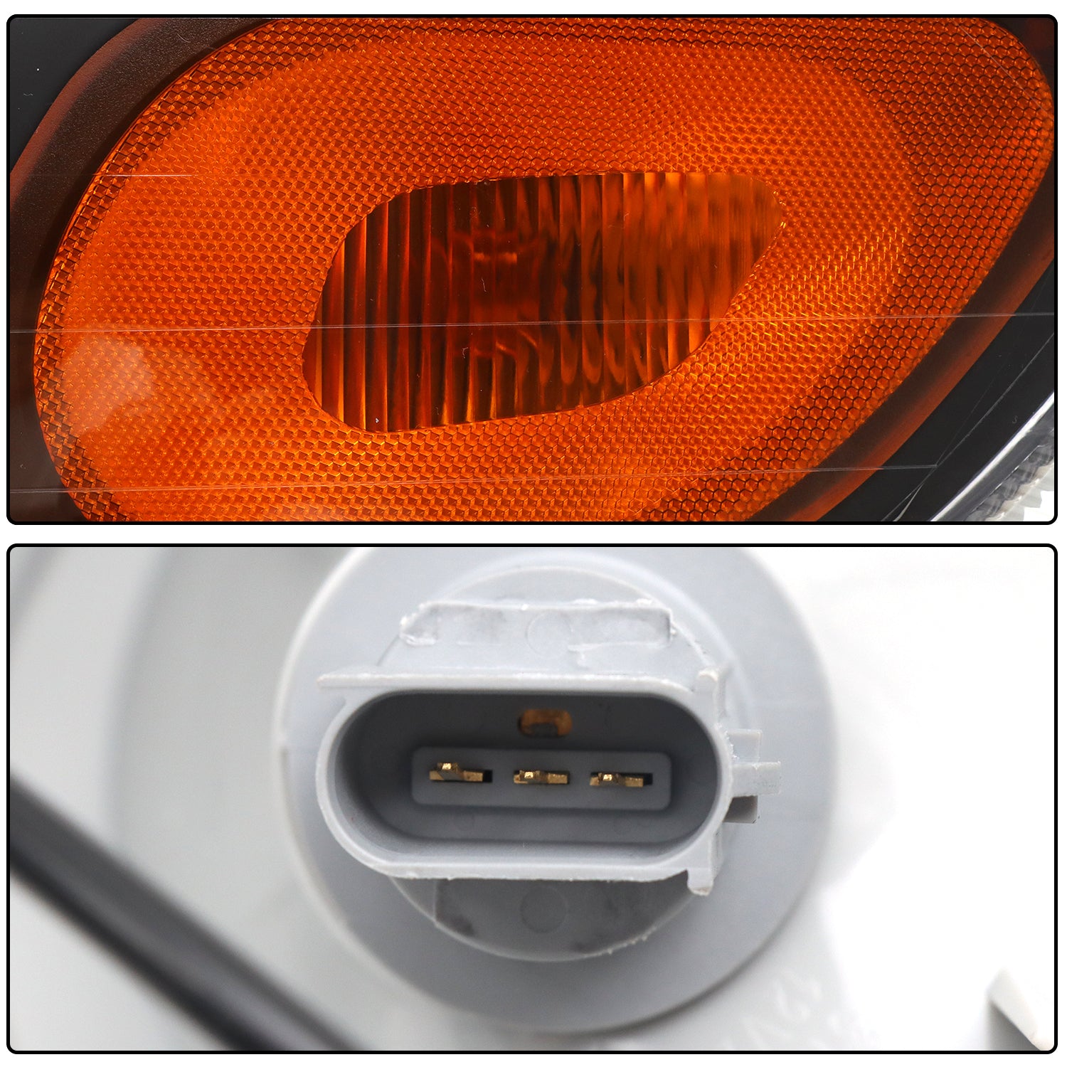 Black Headlight Assembly Pair for 2005-2015 Peterbilt 325 330 335 337 340 348 382 384 386 387 Trucks - Left Driver & Right Passenger Side Replacement - Perfect for Night Driving and Enhanced Road Safety