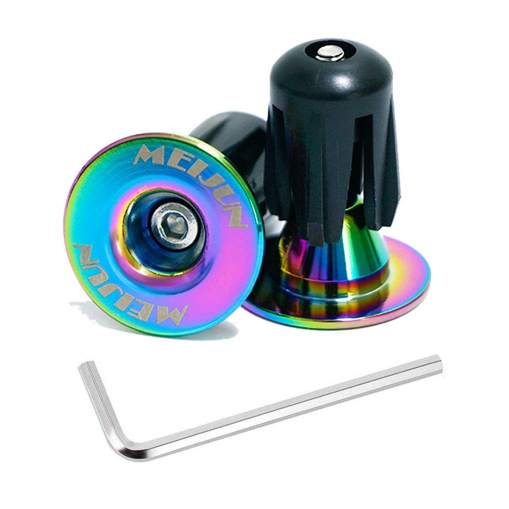 Aluminum Bike Bar End Plugs for Road, MTB & BMX - Secure Grip & Style