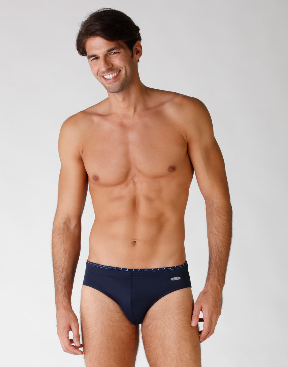 Men's Navy Blue Swim Trunks - Quick-Dry, Comfortable & Stylish for Beach, Pool & Vacation