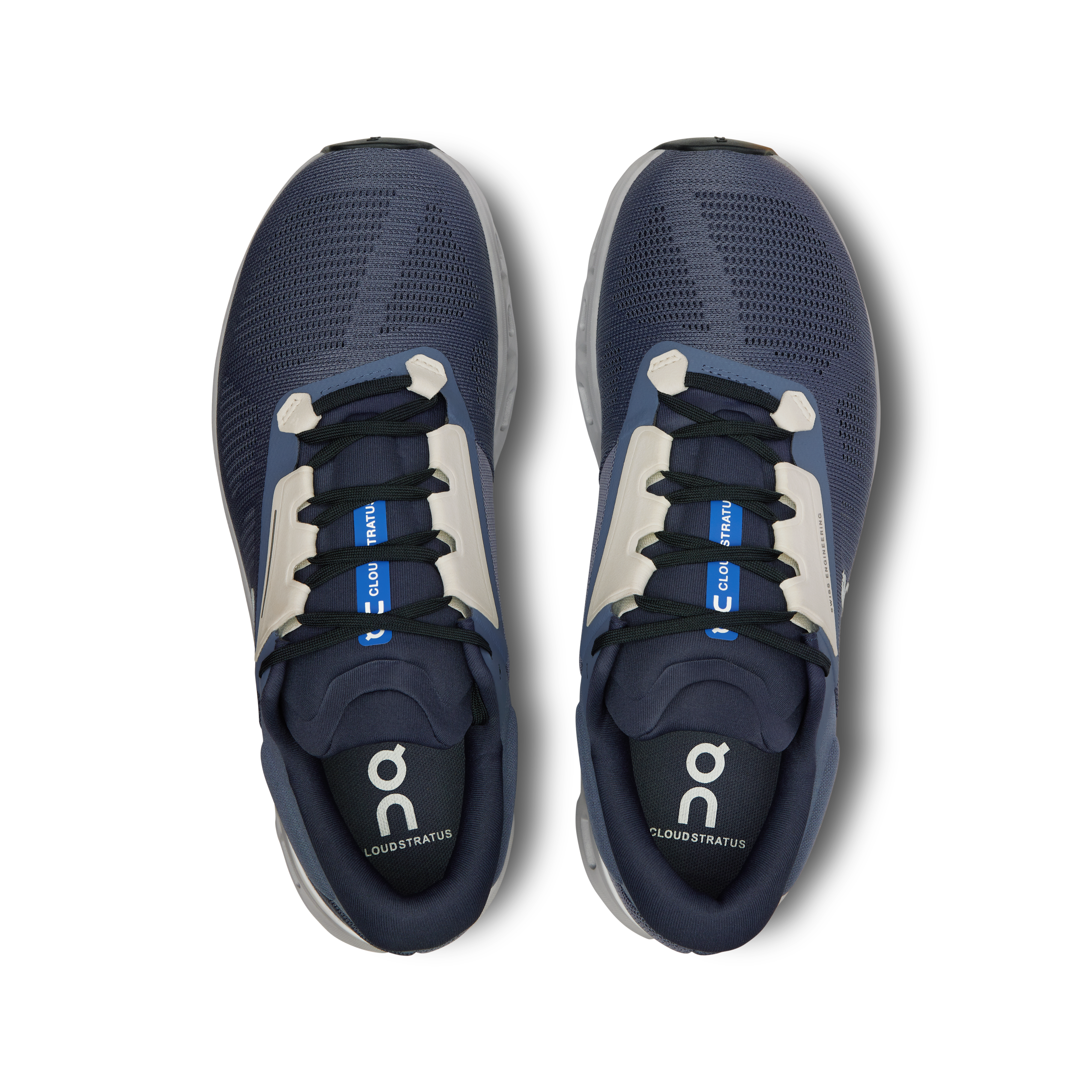 On Running Men's Cloudstratus 3 Running Shoes - Metal/Glacier Color - Lightweight Cushioned Sneakers for Road Running & Marathon Training