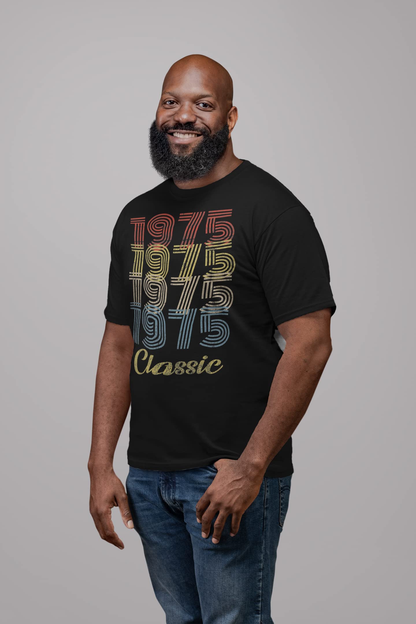 1975 Vintage 50th Birthday Shirt for Men - Classic Retro Gift Idea - Perfect for 50th Birthday Parties & Celebrations