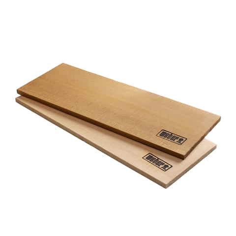 Premium Weber Firespice Cedar Planks for Grilling - Natural Wood Smoking Planks for Salmon, Fish & Meat - Perfect for BBQ, Camping & Outdoor Cooking
