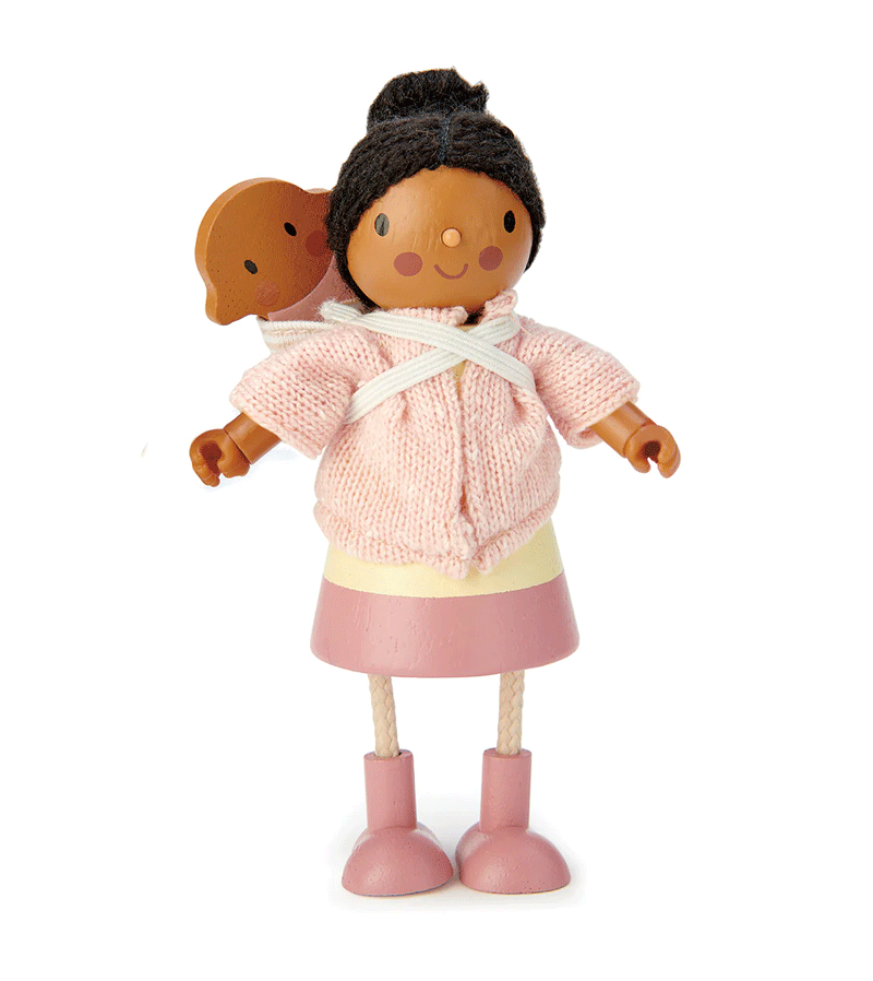 Mrs. Forrester Wooden Dollhouse by Tender Leaf Toys - Premium Handcrafted Dollhouse for Kids, Perfect for Imaginative Play & Nursery Decor
