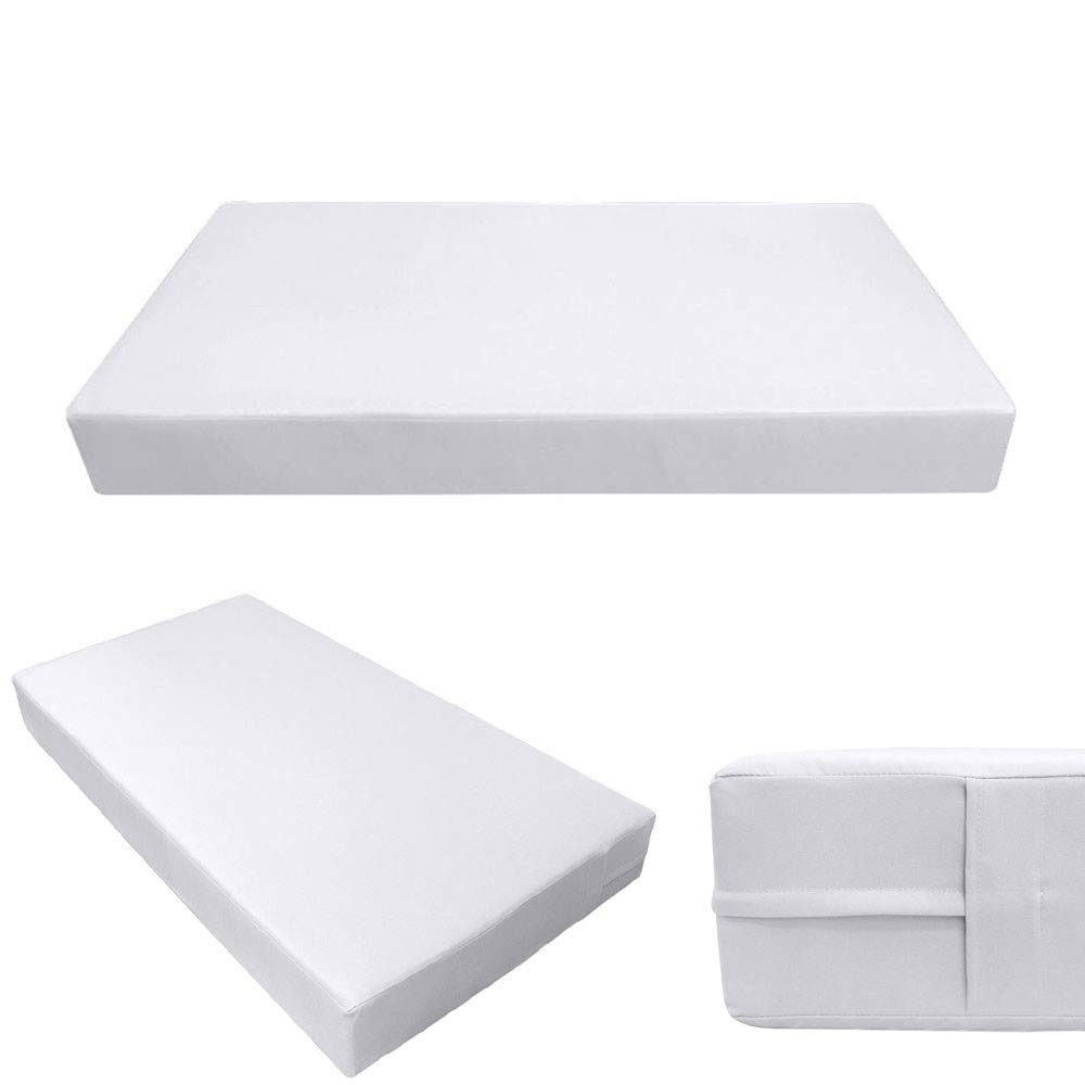 Prolinemax Outdoor Style 2 Full Knife Edge Daybed Mattress Cover with Bolster Pillow Fitted Sheet - Waterproof & Durable for Patio, Poolside, and Garden Lounging AD105