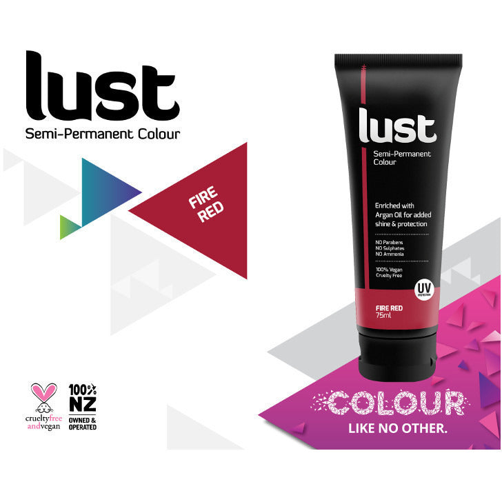 Lust Semi-Permanent Hair Color - Vibrant, Long-Lasting Dye for DIY Home Use & Salon Styling | Perfect for Parties, Cosplay & Creative Hair Makeovers